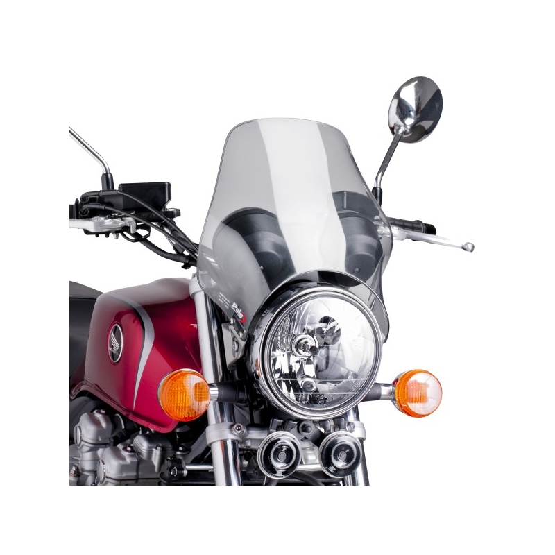 Plexi štít PUIG NAKED kouřová univerzální