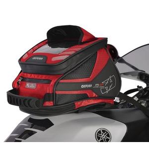 Tankbag a brašna na sedlo Oxford M4R Tank 'n' Tailer černo-červená