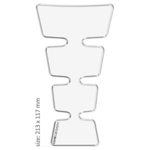 Polep palivové nádrže Print - Maxi Gold čirý