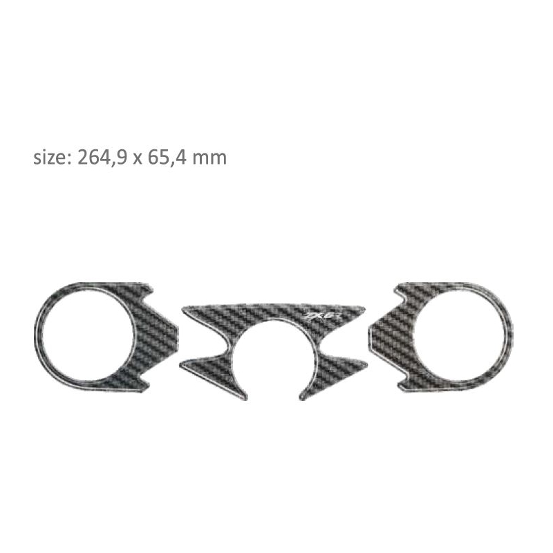 Carbonový polep brýlí Print - Kawasaki ZX 6R (07-08) výprodej