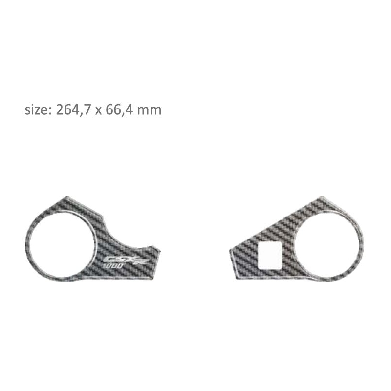 Carbonový polep brýlí Print - Suzuki GSXR 1000 (09-14) výprodej