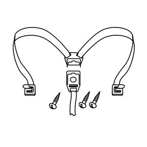 Popruh SHAD D1B4CGR pro SH42/SH43/SH46