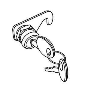 Zamykací mechanismus SHAD pro  ATV110/ATV40