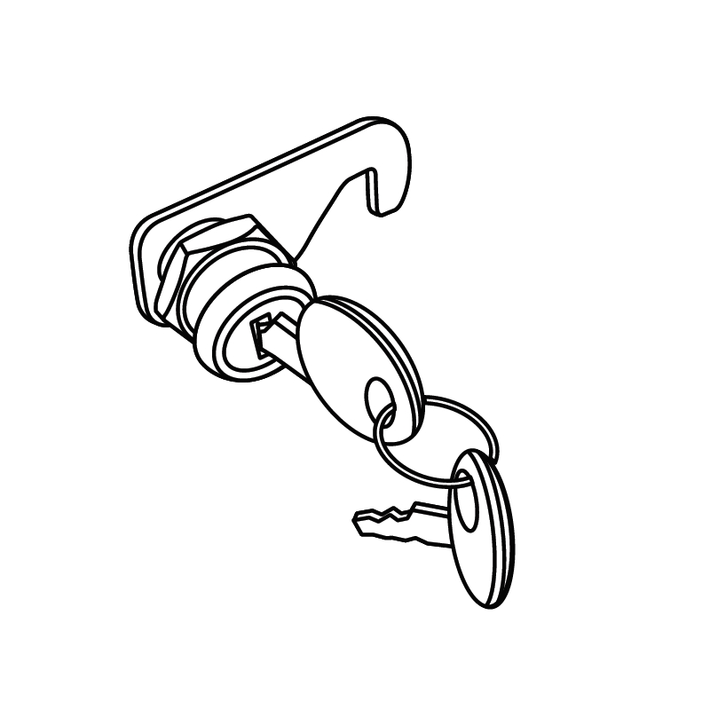 Zamykací mechanismus SHAD pro  ATV110/ATV40