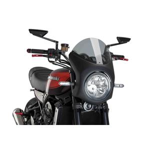 Plexi štít PUIG SEMI-FAIRING matná černá kouřová výprodej