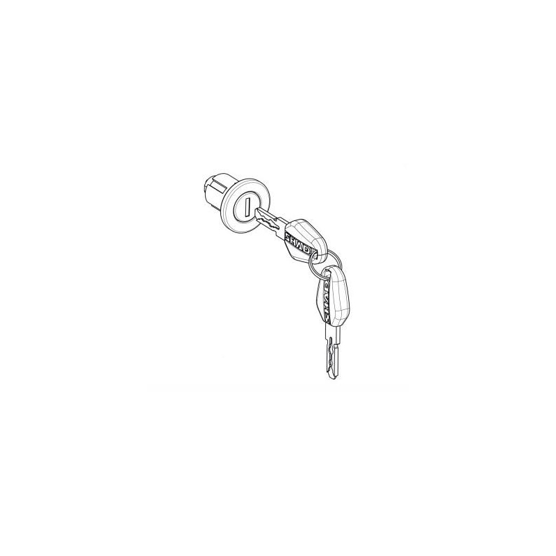 Replacement premium lock & key SHAD pro SH48, SH58x and SH59x