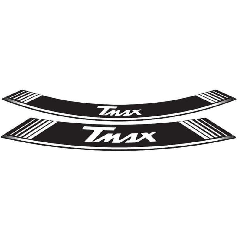Linka na ráfek PUIG T-MAX bílá linky na ráfek - sada 8ks