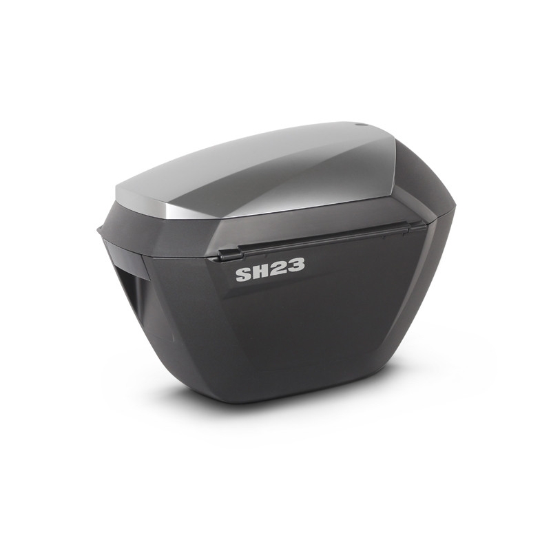 Boční kufry na motorku SHAD SH23 aluminium look