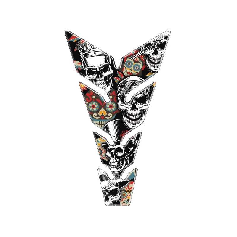 Polep palivové nádrže Print - Max Skulls2