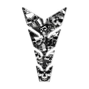 Polep palivové nádrže Print - Max Skulls1