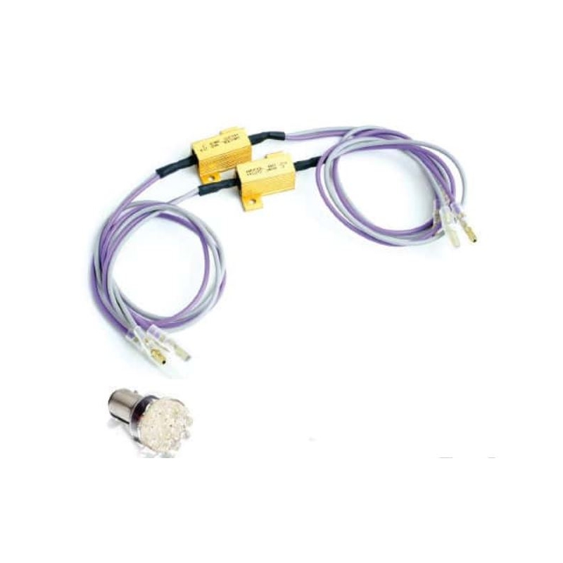 Resistors set CUSTOMACCES 3'9 /25W for LEDs turn signals zlatá
