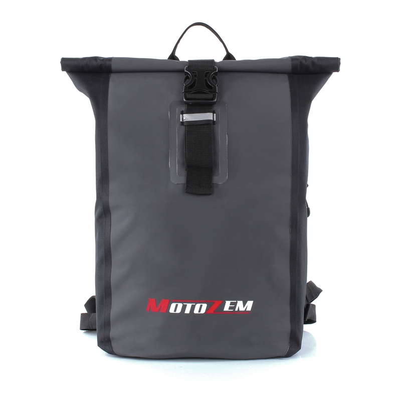 Vodotěsný batoh MotoZem černo-šedý