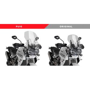 Plexi štít PUIG TOURING 9656H kouřová