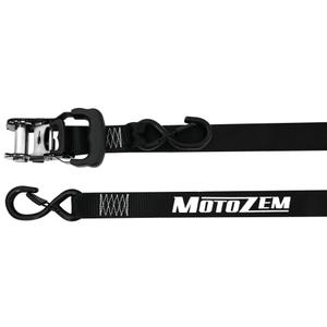 Motocyklové popruhy MotoZem s ráčnou černé