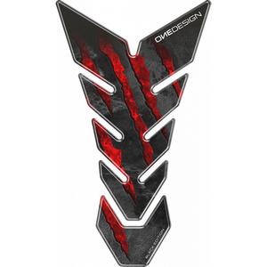 Polep palivové nádrže Print Black edition - Lava