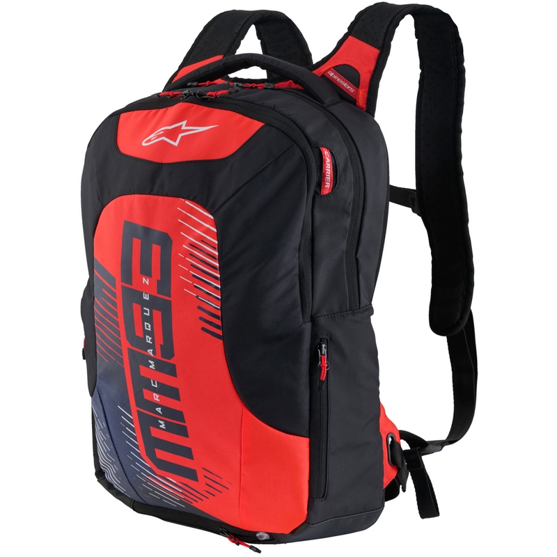Batoh Alpinestars City Hunter V2 MM93 fluo červeno-modro-černo-bílý