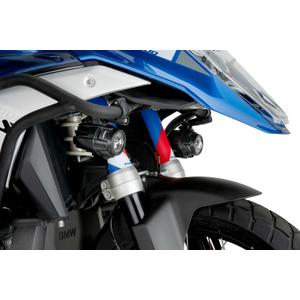 Přídavná světla PUIG BEAM černý set with accessories, homologated