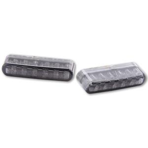 Blinkry na motorku Highsider Smart Shorty LED kouřově šedá