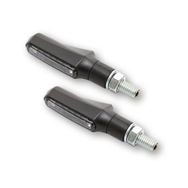 Blinkry na motorku Highsider Smart Shorty Fin 3v1 černé