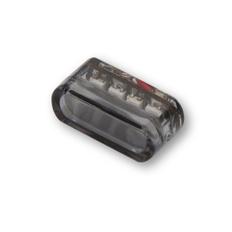 Zadní světlo na motorku Highsider Smart Module 1 LED kouřově šedé