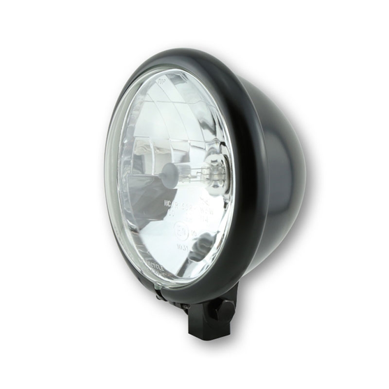 Hlavní světlo Highsider Smart Bates Style 5 3/4 palcové s čirým sklem černé
