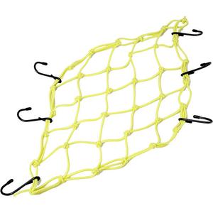 Moto síťka na motorku - Pavouk - fluo žlutý