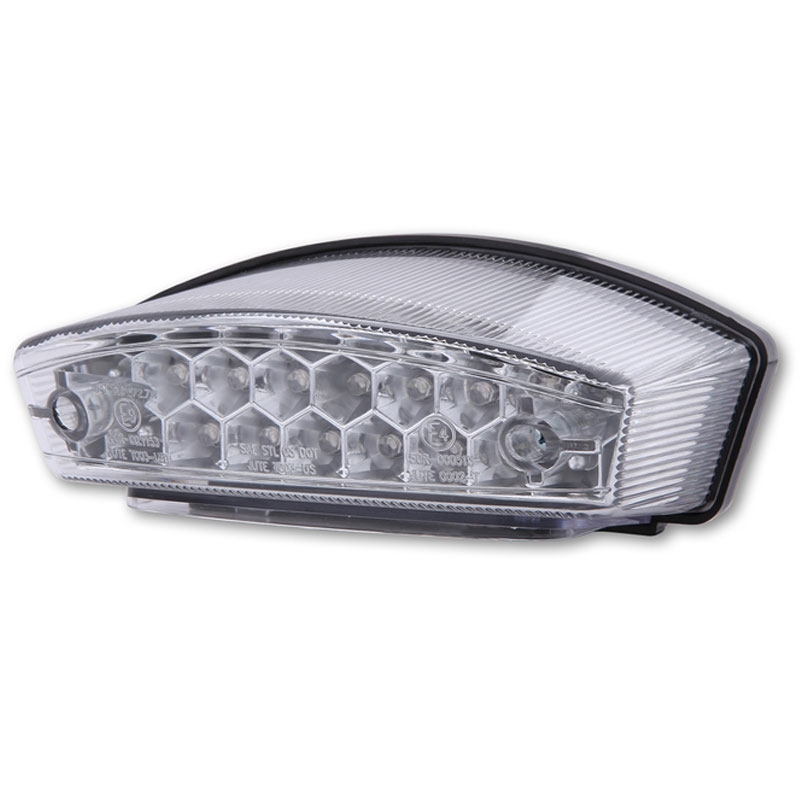 Zadní světlo na motorku Highsider Smart Monster LED černé