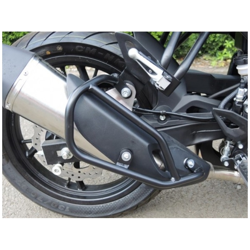 Ochranné rámy motoru RDMOTO černá (exhaust frame)