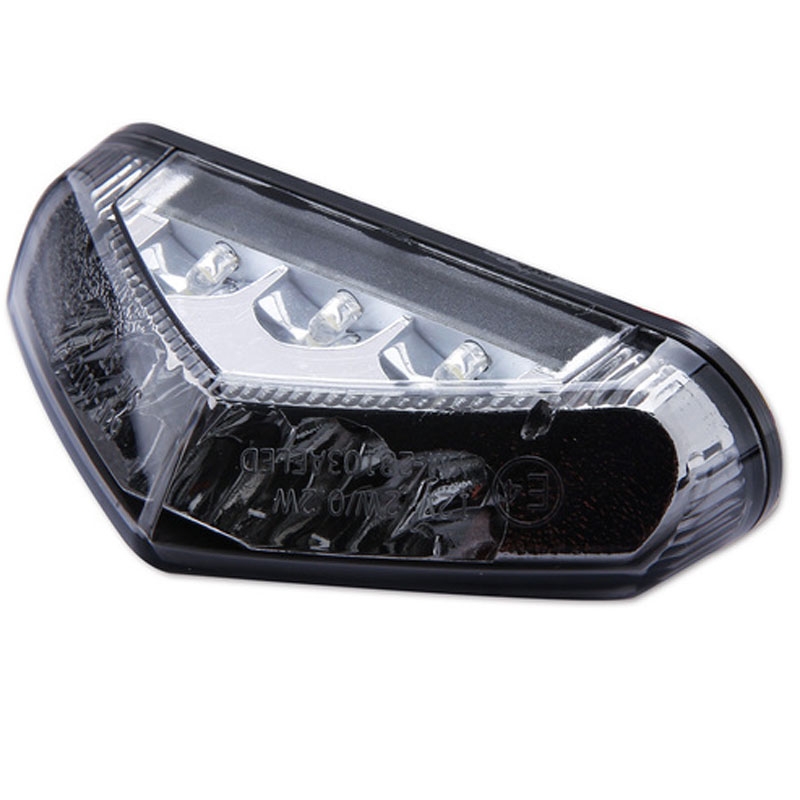 Zadní světlo na motorku Highsider Smart LED černo-čiré