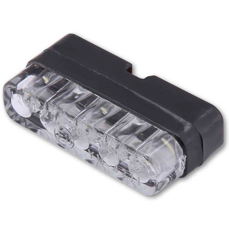 Osvětlení SPZ Highsider Smart Mini LED diody černo-čiré