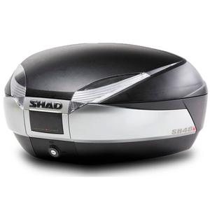 Vrchní kufr na motorku SHAD SH48 nový titan se zámkem PREMIUM SMART