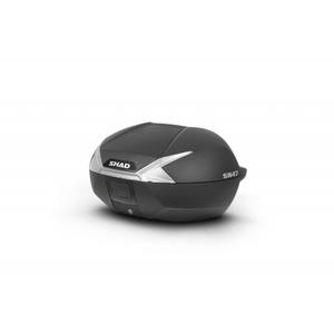 Vrchní kufr na motorku SHAD SH47 D0B47106 černá/bílá