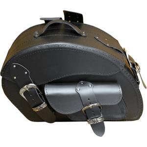 Kožené brašny na motorku RSA S162A černé