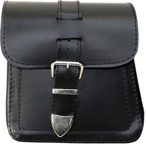 Kožené boční kapsy na motorku RSA Ki18 2 ks černé