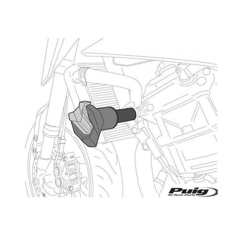 Frame slider PUIG S19 černý