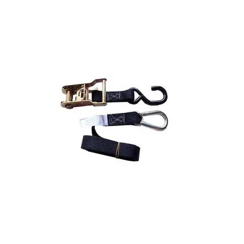 Upínací popruhy MOTION STUFF (standard hook - ratchet - carabiner)