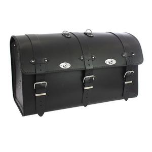 Kožený moto kufr na motorku Chopper RSA-8A - 2 zámky