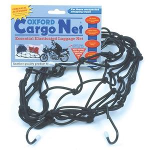 Pružná zavazadlová síť pro motocykly Oxford 30x30 cm